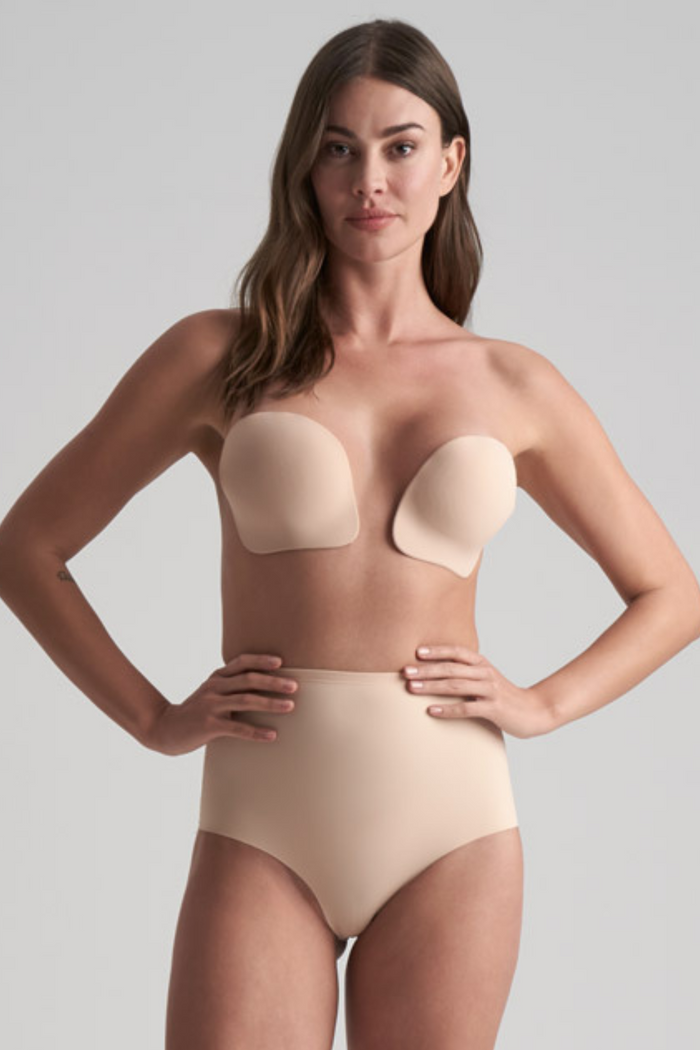 Bye Bra Push-Up Adhesive Cups Beige