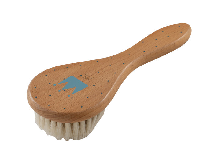 brush polka dot - blue
