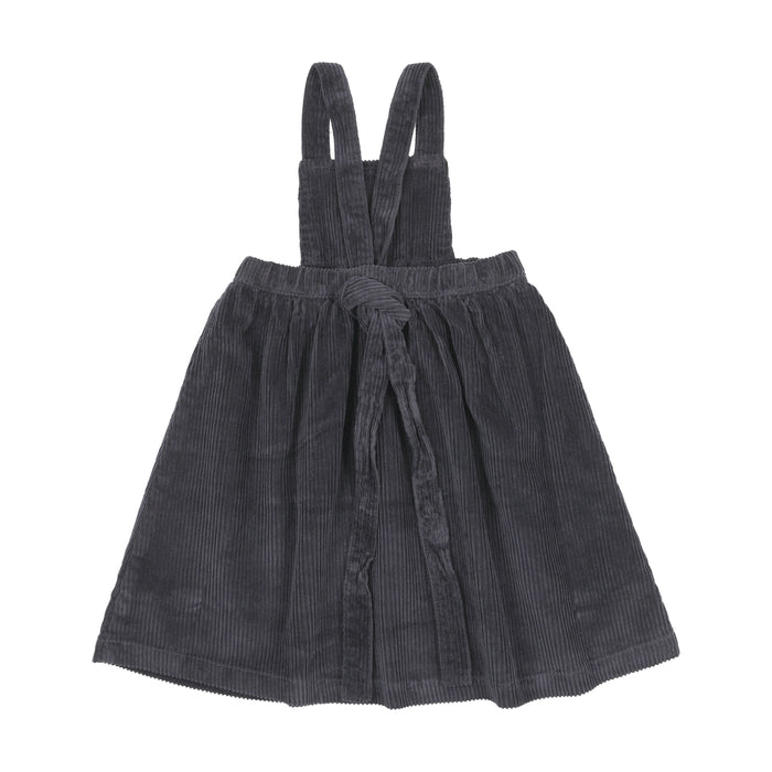 dress corduroy embroidered jumper - navy