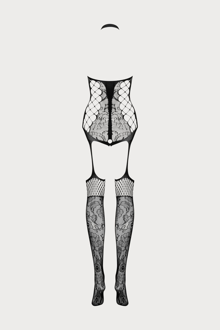 Obsessive F240 Black Crotchless Bodystocking