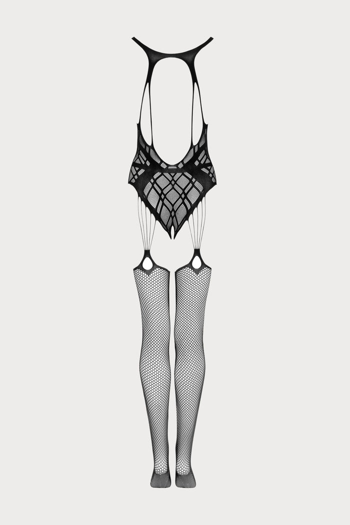 Obsessive G324 Crotchless Bodystocking Black