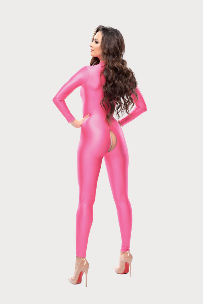 missO B800 Glossy Pink Bodystocking
