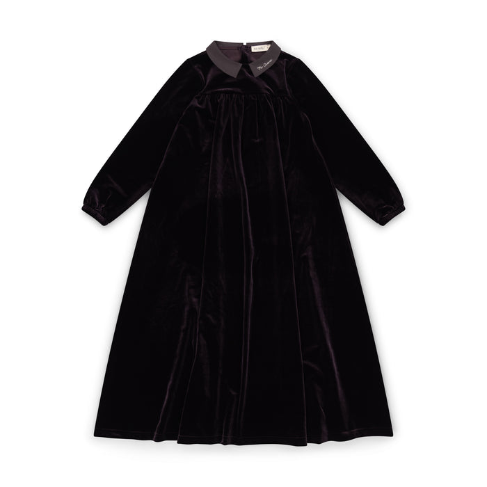 maxi dress loungewear - eggplant