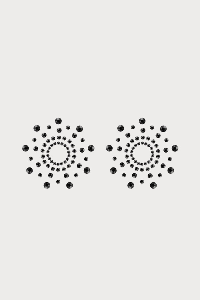 Bijoux Indiscrets Mimi Rhinestone Skin Jewellery Black