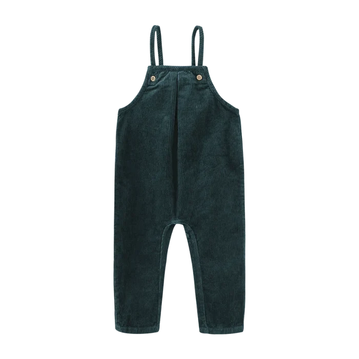 one piece thin strap overall - teal