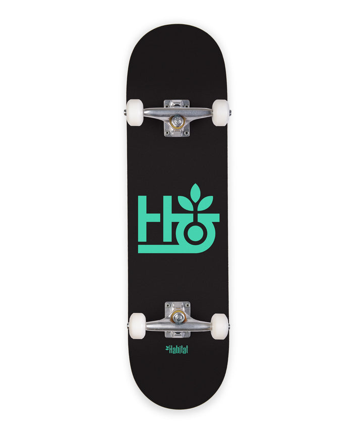 Pod Complete Skateboard (Black/Teal) 8.0