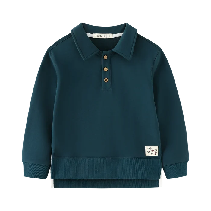 polo l/s classic - teal