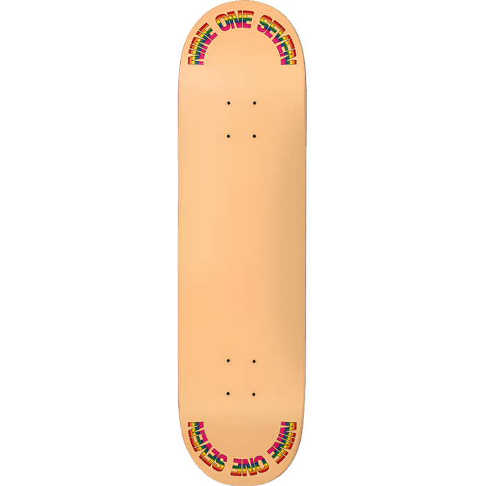 Rainbow Peach Slick Deck 8.25