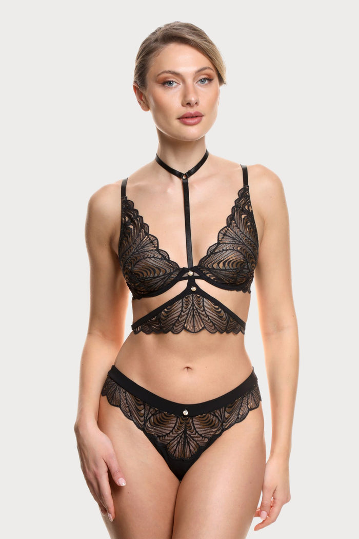 Prelude Seduction Lace Harness - Naughty Knickers