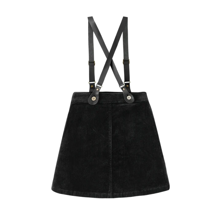 skirt suspender - black