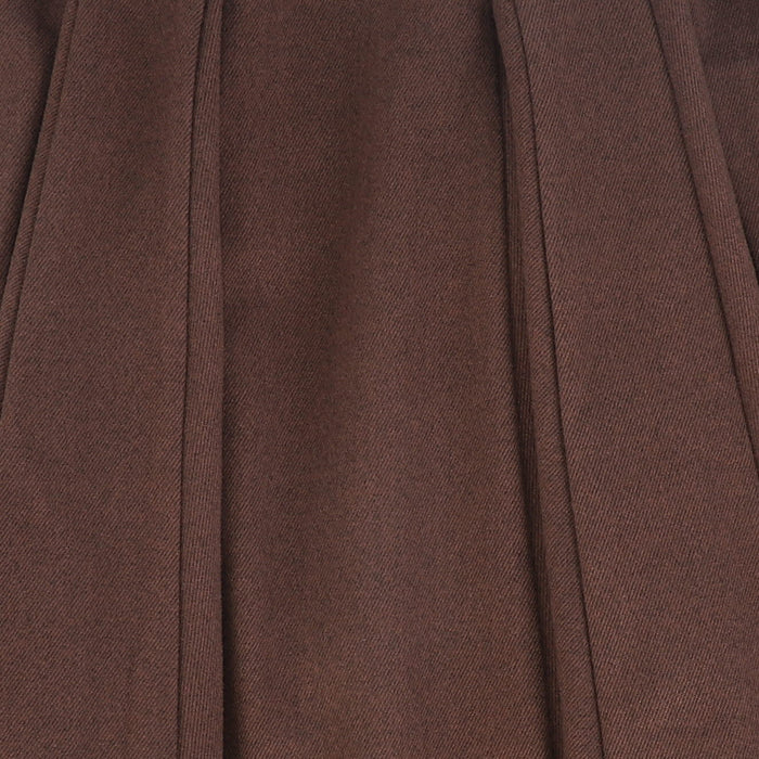 skirt wool a line knee length - rust
