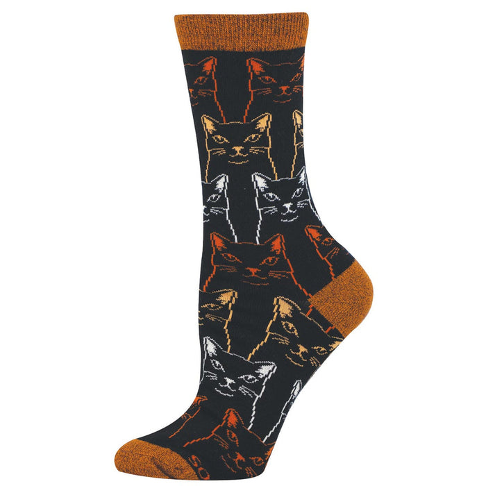 Socksmith Sketchy Cats Crew Sock