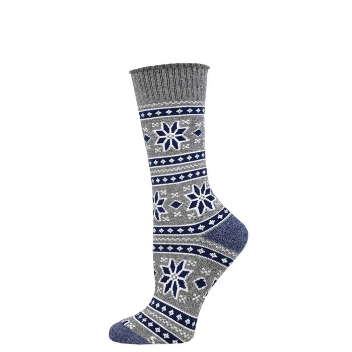 Socksmith Winter Fairisle Crew Socks