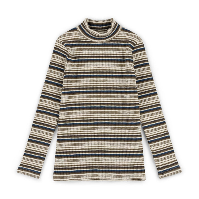 top l/s between lines mockneck - moss
