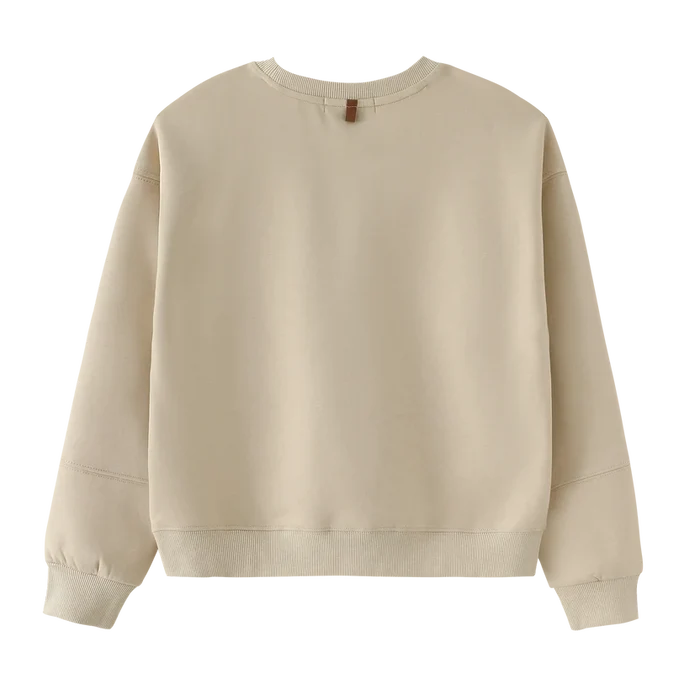 top l/s classic sweatshirt - cream