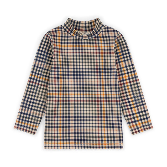 top l/s mon amour mockneck - navy