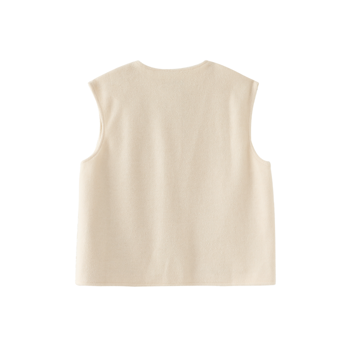vest wrap style - cream
