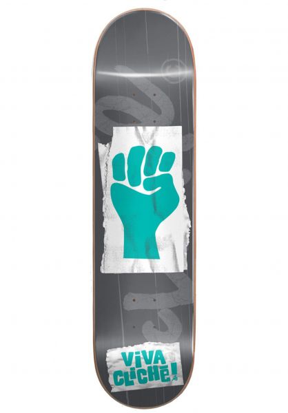 Viva Cliche RHM Deck 8.0 (Teal/Grey)