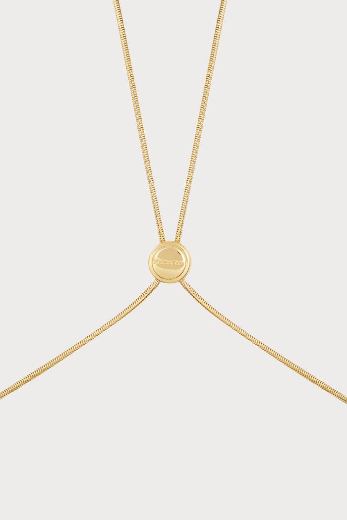Maison Close À Ton Cou Gold Chain Harness - Naughty Knickers