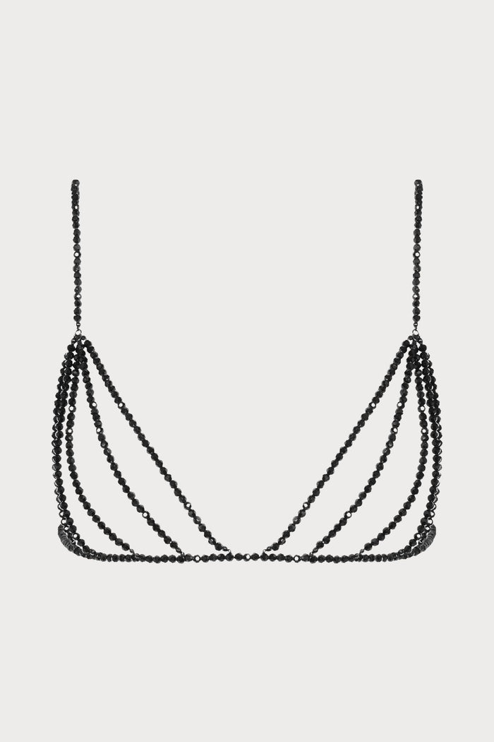 Maison Close À Ton Cou Open Pearl Triangle Bra - Naughty Knickers