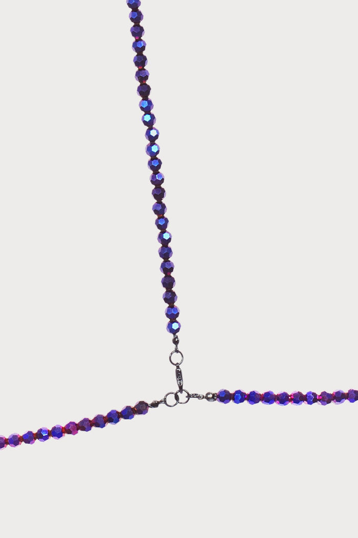 Maison Close À Ton Cou Purple Pearl Harness - Naughty Knickers