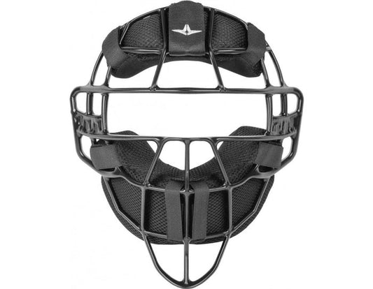 All-Star Black Magnesium Umpire Mask with Black LUC