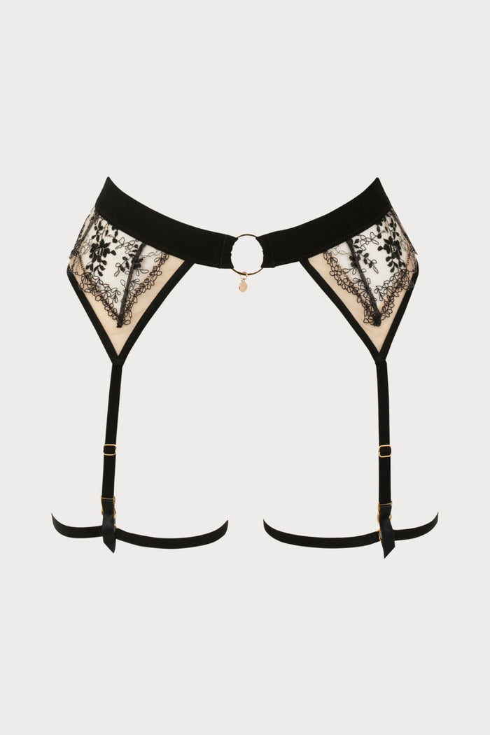 Atelier Amour Après Minuit Suspender Harness Black - Naughty Knickers