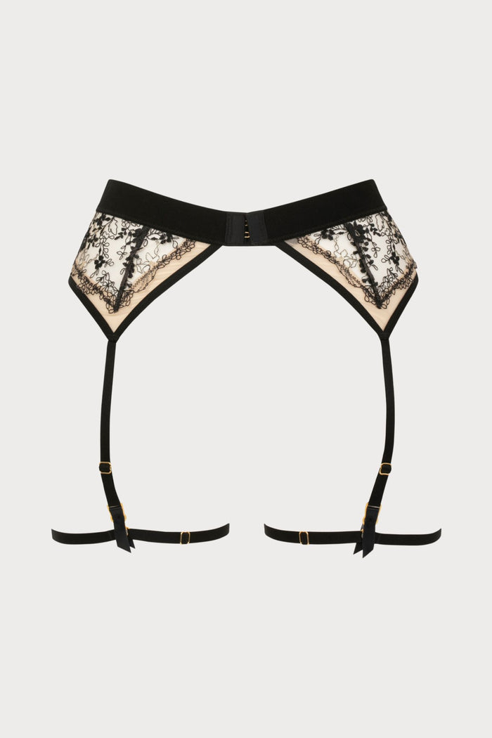 Atelier Amour Après Minuit Suspender Harness Black - Naughty Knickers
