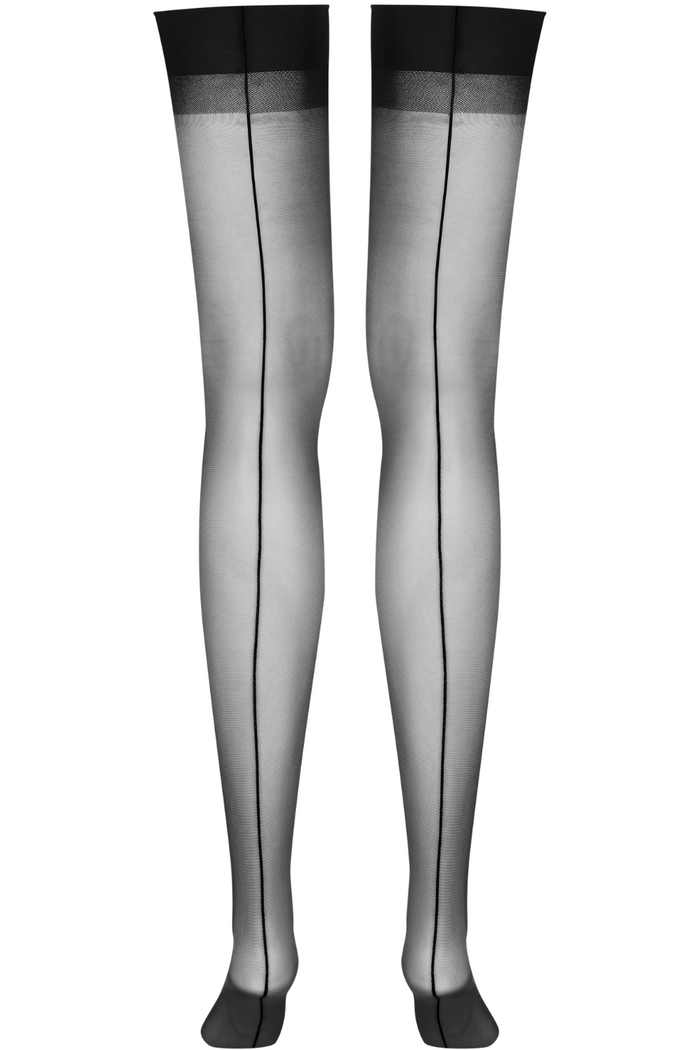 Maison Close Back Seamed Stockings 20 Denier Black
