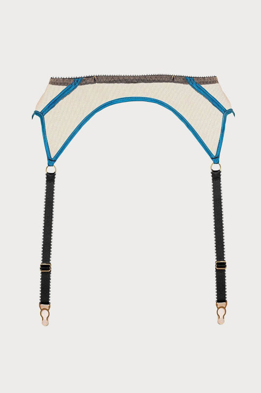 Edge o' Beyond Barbie Peacock Suspender Belt