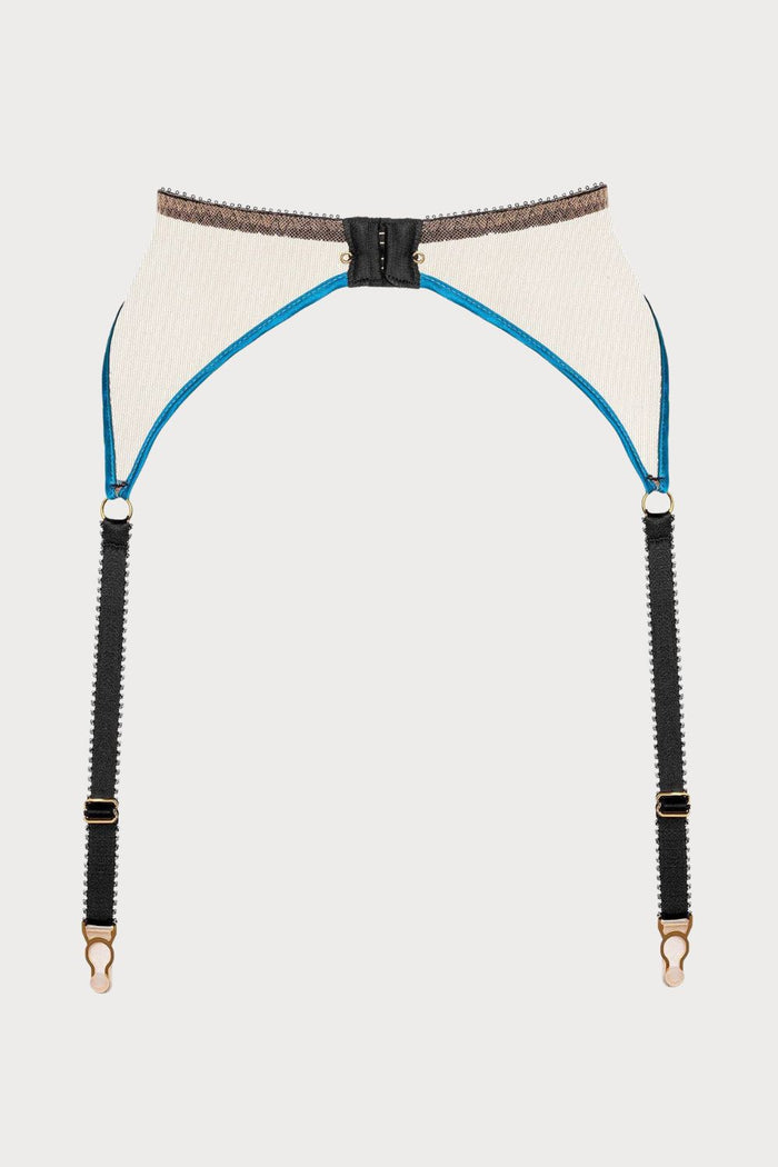 Edge o' Beyond Barbie Peacock Suspender Belt
