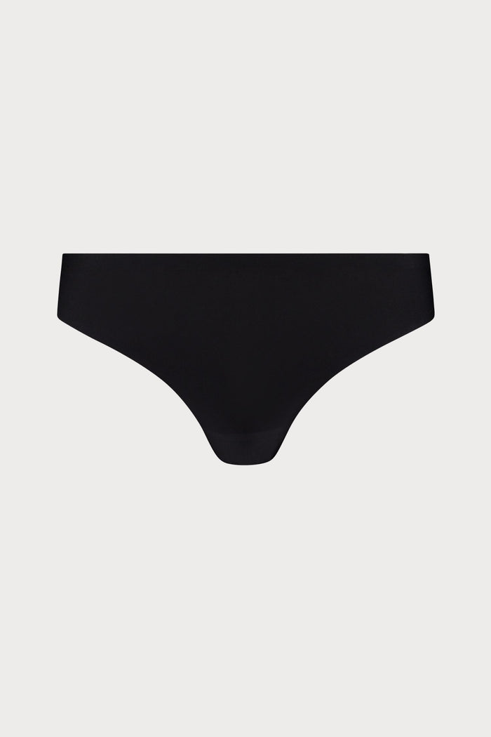 Black Uni Stretch Thong