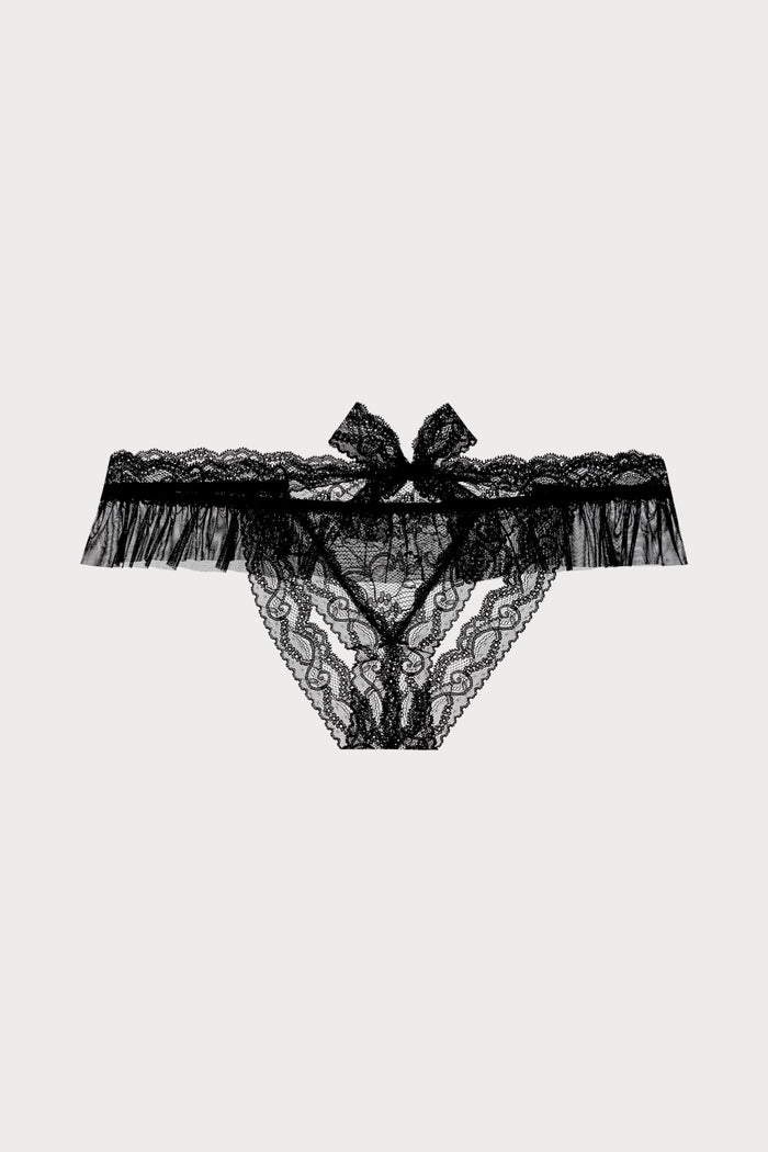 Boîte à Désir Openable Lace Thong