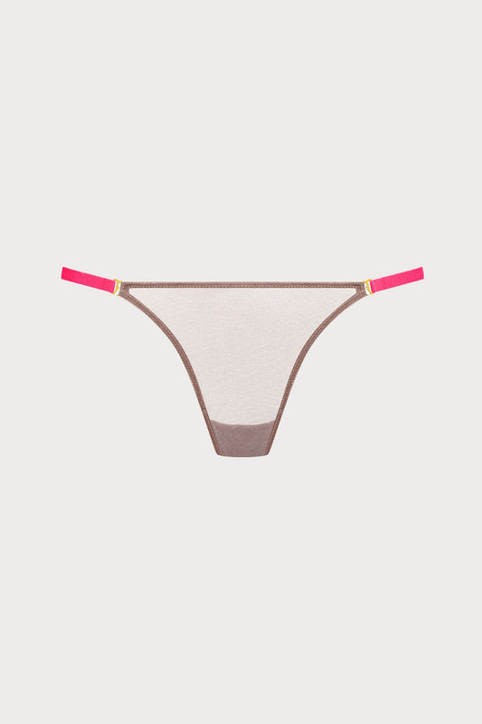 Corps à Corps Mini Thong Ginger Snap/Neon Pink