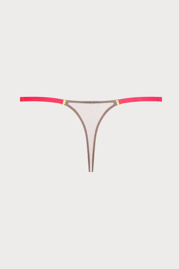 Corps à Corps Mini Thong Ginger Snap/Neon Pink