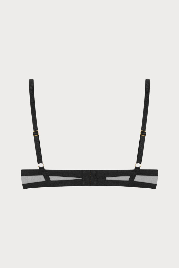 Corps à Corps Open Underwired Bra Black