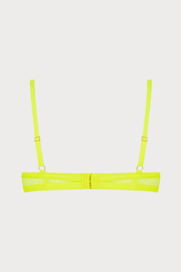 Maison Close Corps à Corps Neon Open Underwired Bra Yellow