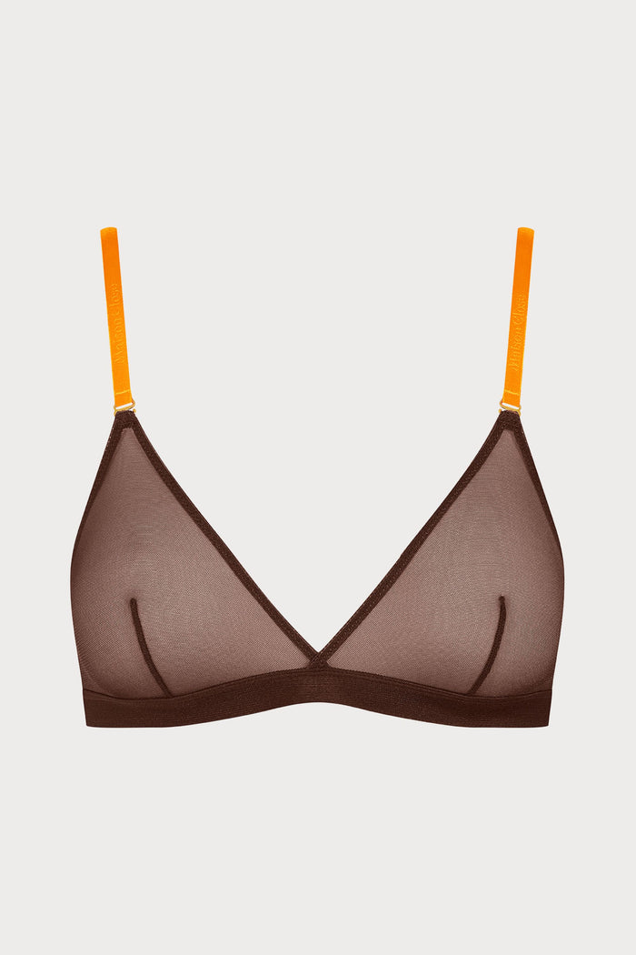 Corps à Corps Triangle Bra Brown