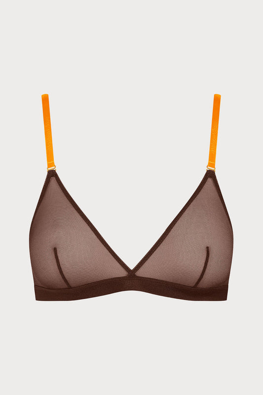 Corps à Corps Triangle Bra Brown