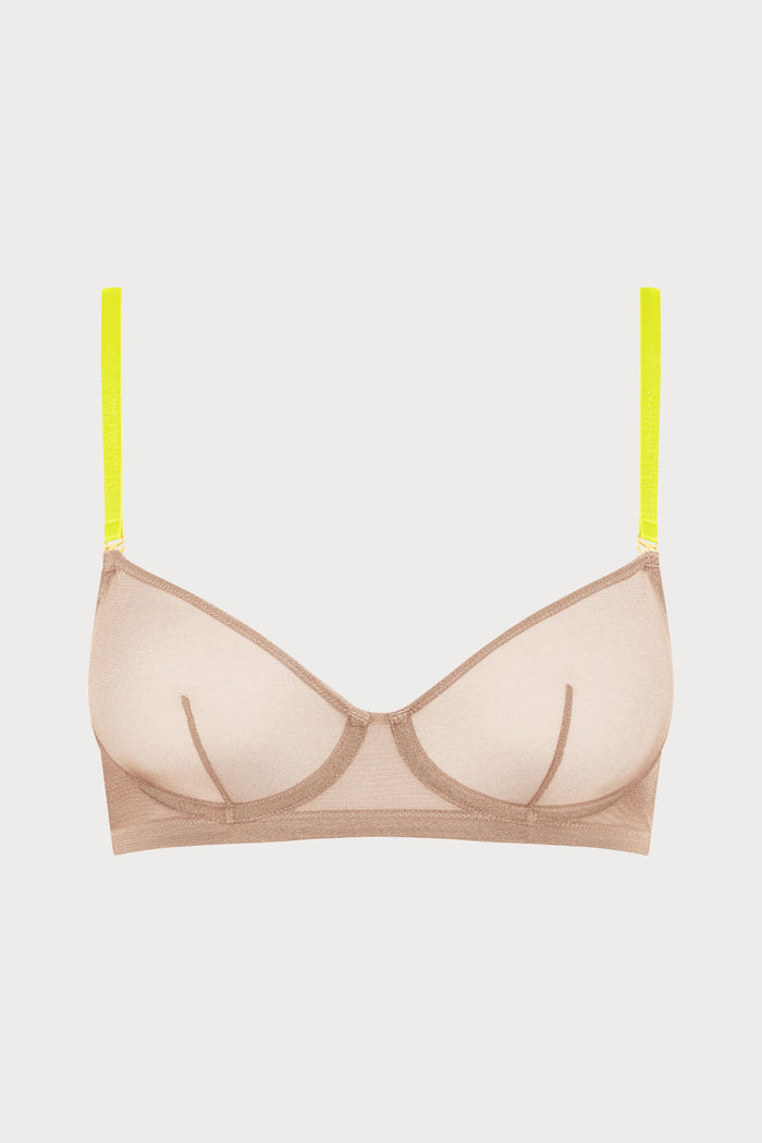 Corps à Corps Wire Bra Vanilla/Neon Yellow