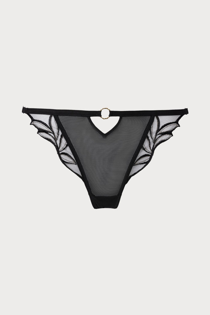 Atelier Amour Dolce Vita Black Brief - Naughty Knickers