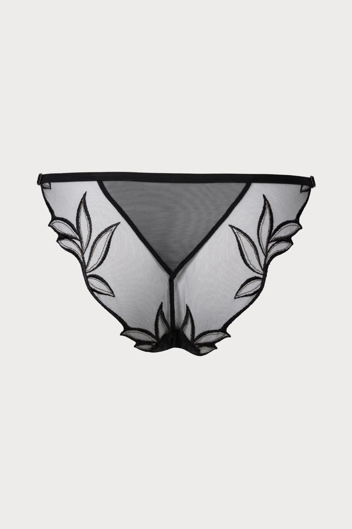 Atelier Amour Dolce Vita Black Brief - Naughty Knickers