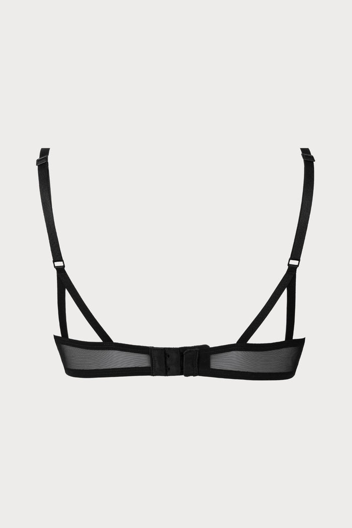 Atelier Amour Dolce Vita Black Half Cup Bra - Naughty Knickers