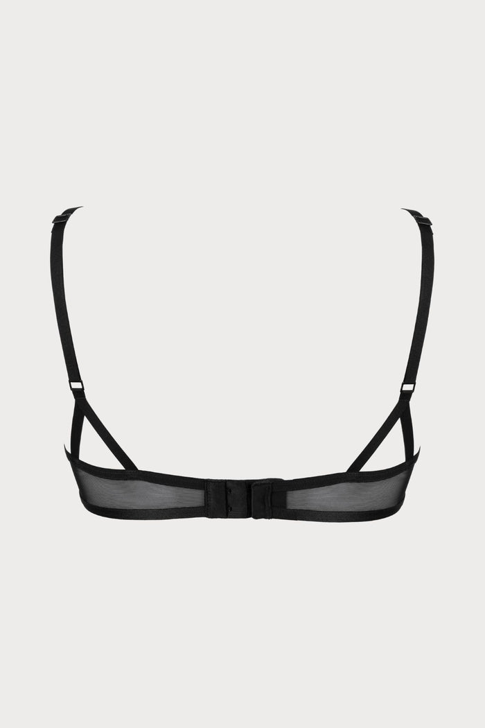 Atelier Amour Dolce Vita Black Triangle Bra - Naughty Knickers
