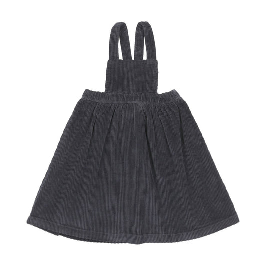dress corduroy embroidered jumper - navy