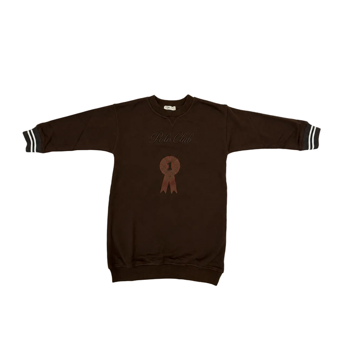 dress polo club sweatshirt style - chocolate
