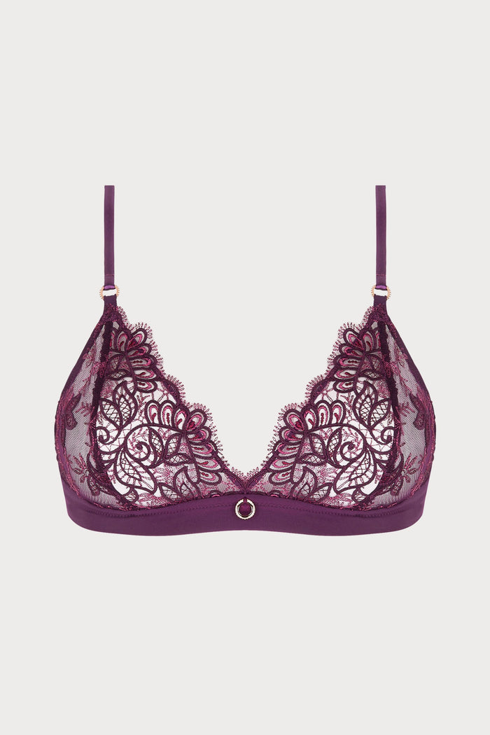 Lise Charmel Elegance Artist Purple Wireless Triangle Bra