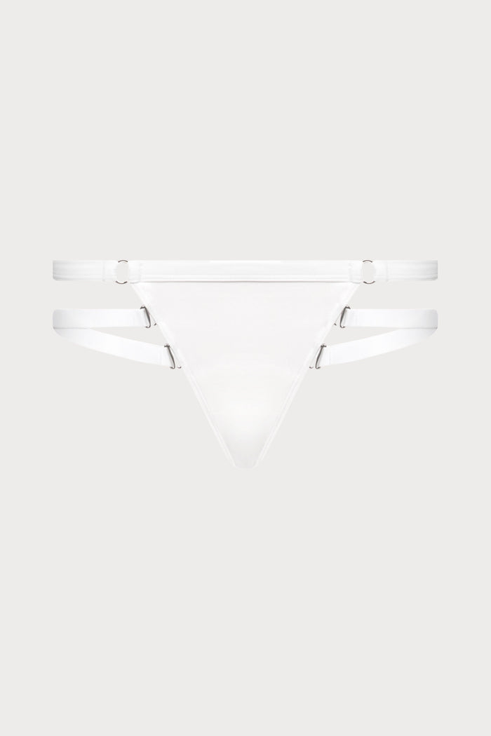 Maison Close Fatale White Thong Bikini Bottom