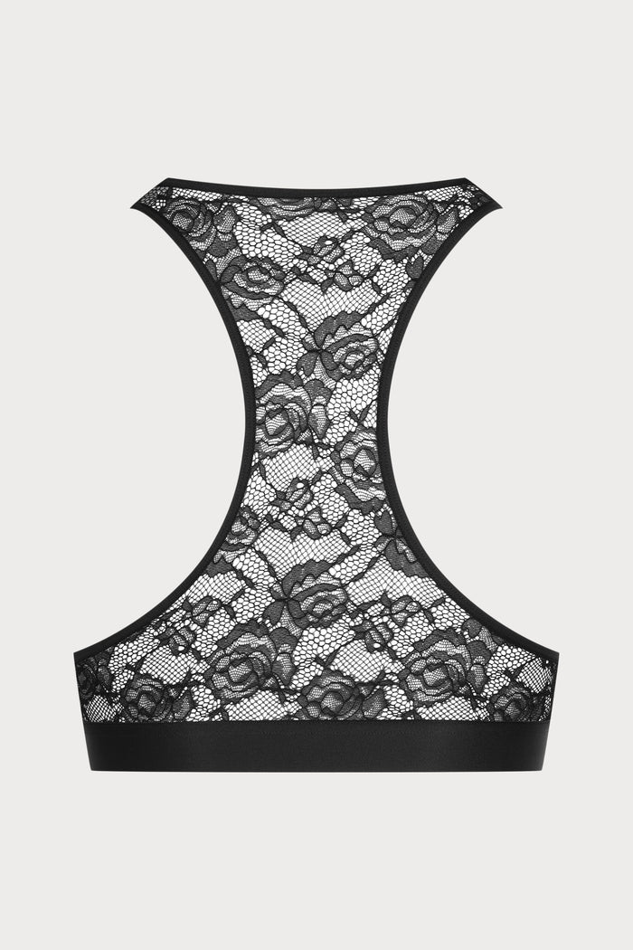 Flashback Lace Bralette Black