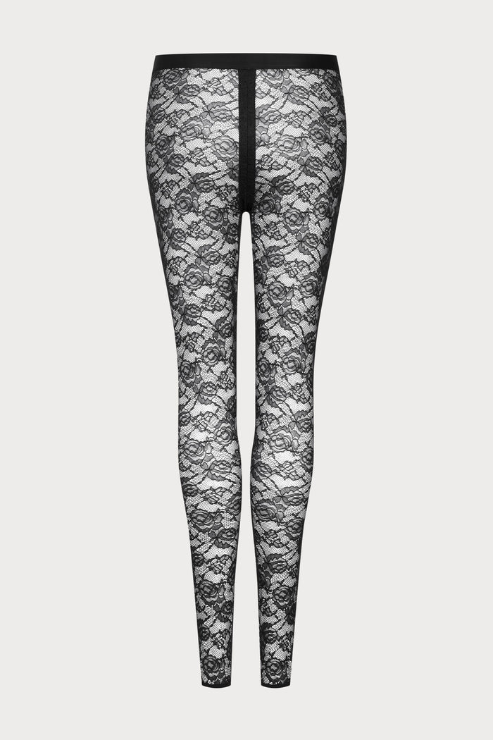 Flashback Lace Leggings with Zip
